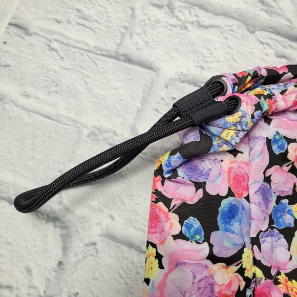 NWT Ganni Recycled Polyester Floral Drawstring Tote - Picture 8 of 16